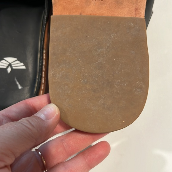 Fortress of Inca - 8, ADRA leather black mule slip ons - Picture 8 of 16